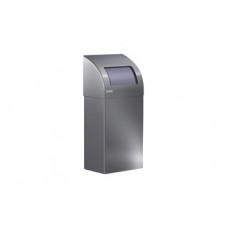 Satino Stainless steel afvalbak 50 liter, RVS